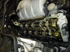 ベンツ Eクラス w211 エンジンオイル漏れ修理