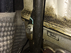 メルセデスベンツ　W203　Cクラス 車検整備　オイル漏れ修理